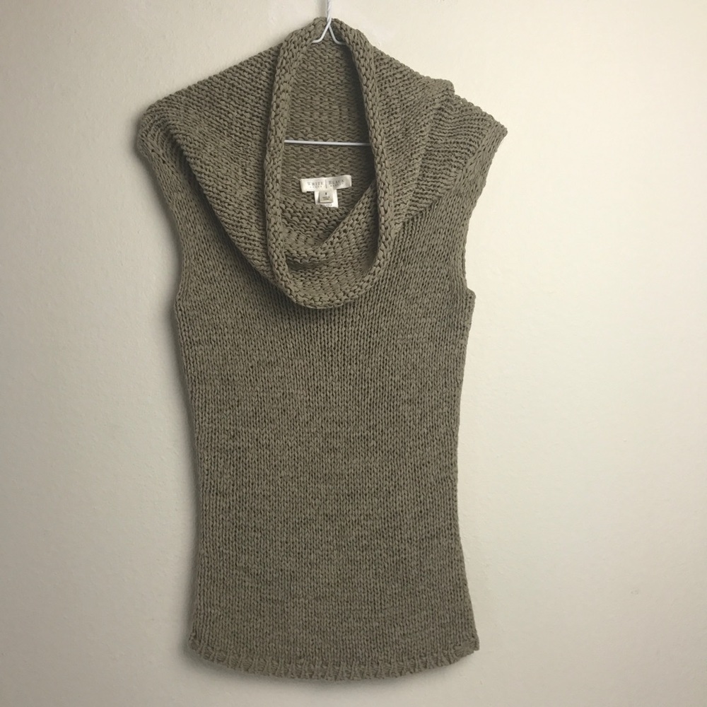 White House Black Market sleeveless sweater